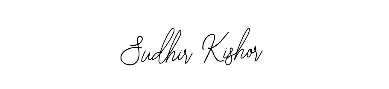 How to make Sudhir Kishor name signature. Use Bearetta-2O07w style for creating short signs online. This is the latest handwritten sign. Sudhir Kishor signature style 12 images and pictures png