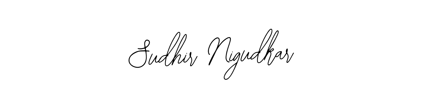 Make a beautiful signature design for name Sudhir Nigudkar. With this signature (Bearetta-2O07w) style, you can create a handwritten signature for free. Sudhir Nigudkar signature style 12 images and pictures png