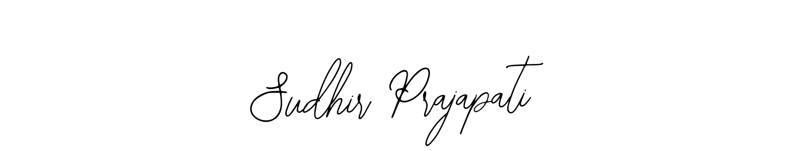 How to make Sudhir Prajapati signature? Bearetta-2O07w is a professional autograph style. Create handwritten signature for Sudhir Prajapati name. Sudhir Prajapati signature style 12 images and pictures png