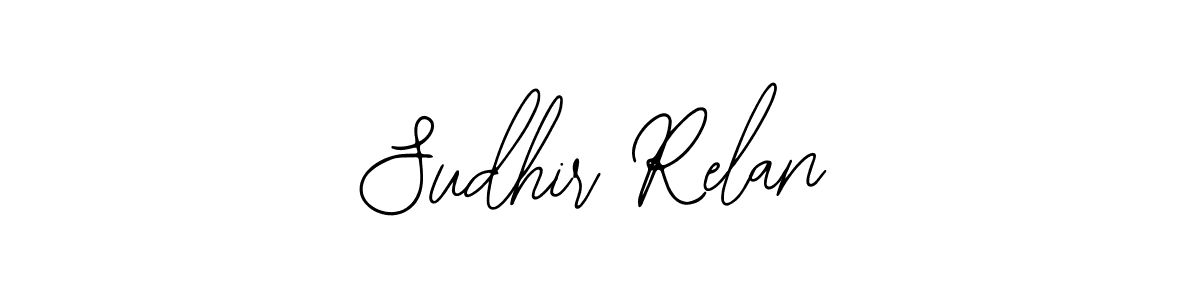 Bearetta-2O07w is a professional signature style that is perfect for those who want to add a touch of class to their signature. It is also a great choice for those who want to make their signature more unique. Get Sudhir Relan name to fancy signature for free. Sudhir Relan signature style 12 images and pictures png