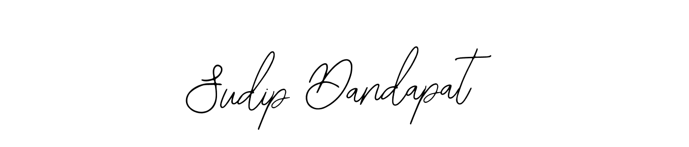 How to make Sudip Dandapat name signature. Use Bearetta-2O07w style for creating short signs online. This is the latest handwritten sign. Sudip Dandapat signature style 12 images and pictures png