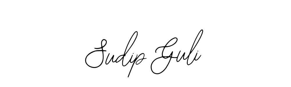 Similarly Bearetta-2O07w is the best handwritten signature design. Signature creator online .You can use it as an online autograph creator for name Sudip Guli. Sudip Guli signature style 12 images and pictures png