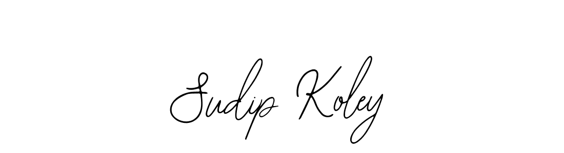 Also You can easily find your signature by using the search form. We will create Sudip Koley name handwritten signature images for you free of cost using Bearetta-2O07w sign style. Sudip Koley signature style 12 images and pictures png