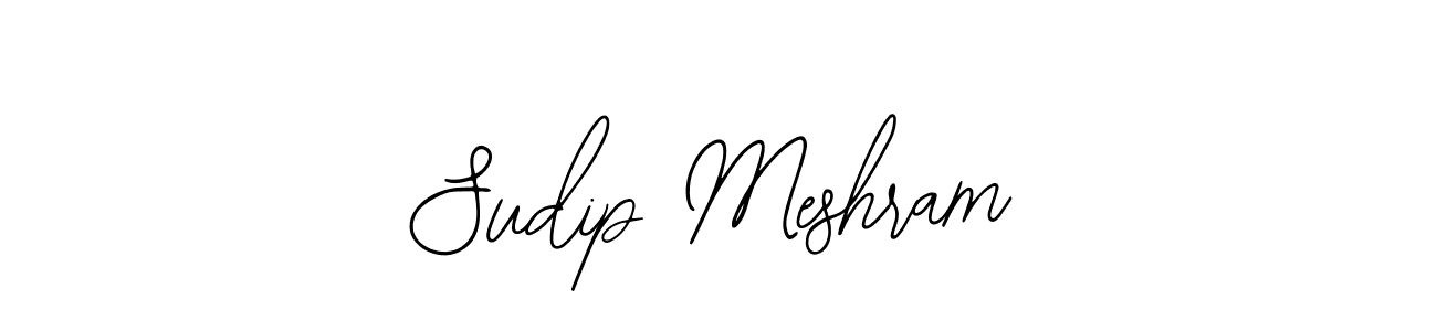 You should practise on your own different ways (Bearetta-2O07w) to write your name (Sudip Meshram) in signature. don't let someone else do it for you. Sudip Meshram signature style 12 images and pictures png