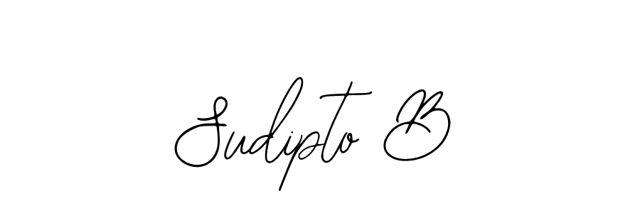 Design your own signature with our free online signature maker. With this signature software, you can create a handwritten (Bearetta-2O07w) signature for name Sudipto B. Sudipto B signature style 12 images and pictures png