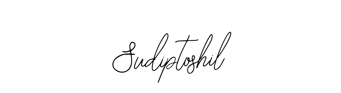 How to make Sudiptoshil name signature. Use Bearetta-2O07w style for creating short signs online. This is the latest handwritten sign. Sudiptoshil signature style 12 images and pictures png