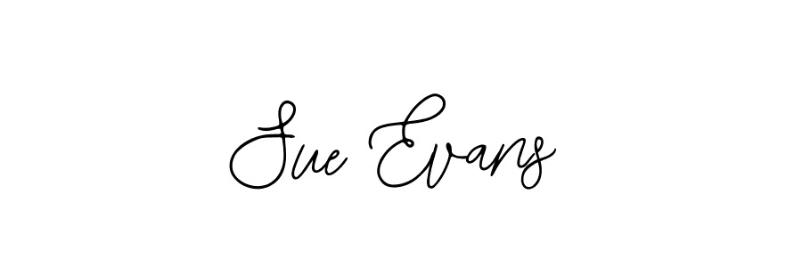 How to make Sue Evans name signature. Use Bearetta-2O07w style for creating short signs online. This is the latest handwritten sign. Sue Evans signature style 12 images and pictures png