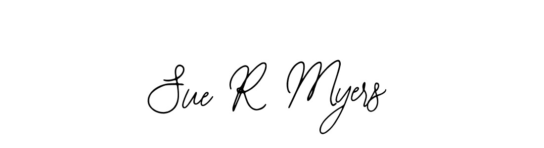 How to make Sue R Myers name signature. Use Bearetta-2O07w style for creating short signs online. This is the latest handwritten sign. Sue R Myers signature style 12 images and pictures png