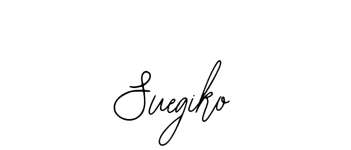 Design your own signature with our free online signature maker. With this signature software, you can create a handwritten (Bearetta-2O07w) signature for name Suegiko. Suegiko signature style 12 images and pictures png