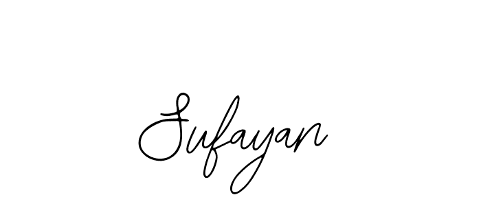 Design your own signature with our free online signature maker. With this signature software, you can create a handwritten (Bearetta-2O07w) signature for name Sufayan. Sufayan signature style 12 images and pictures png