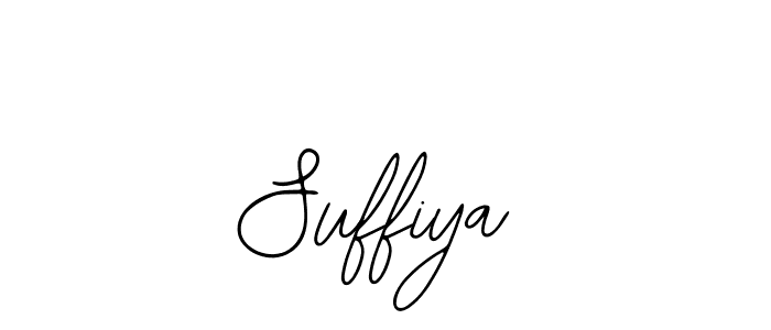 Use a signature maker to create a handwritten signature online. With this signature software, you can design (Bearetta-2O07w) your own signature for name Suffiya. Suffiya signature style 12 images and pictures png