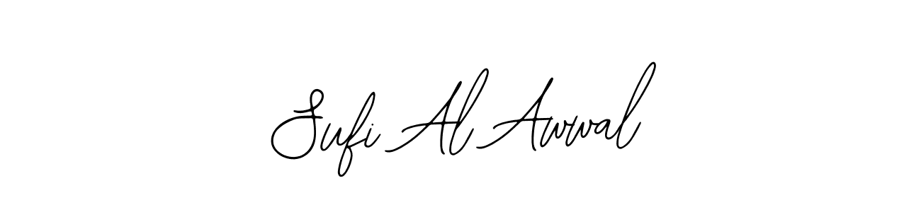 This is the best signature style for the Sufi Al Awwal name. Also you like these signature font (Bearetta-2O07w). Mix name signature. Sufi Al Awwal signature style 12 images and pictures png