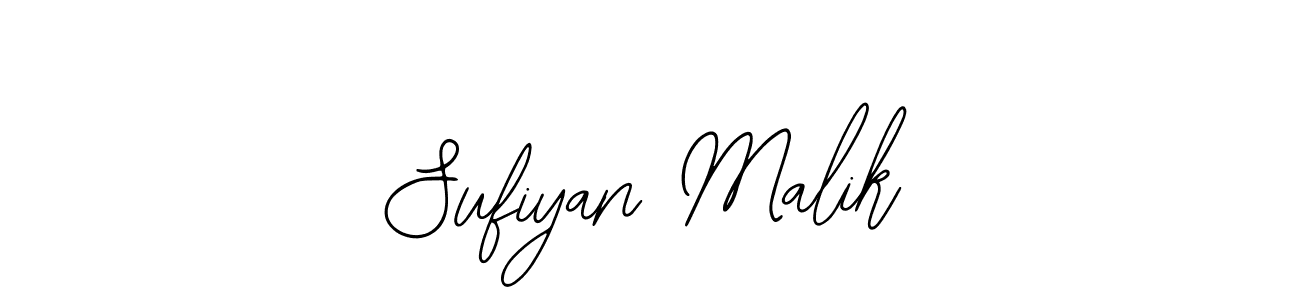 How to make Sufiyan Malik name signature. Use Bearetta-2O07w style for creating short signs online. This is the latest handwritten sign. Sufiyan Malik signature style 12 images and pictures png