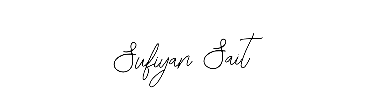 Bearetta-2O07w is a professional signature style that is perfect for those who want to add a touch of class to their signature. It is also a great choice for those who want to make their signature more unique. Get Sufiyan Sait name to fancy signature for free. Sufiyan Sait signature style 12 images and pictures png