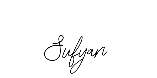 You should practise on your own different ways (Bearetta-2O07w) to write your name (Sufyan) in signature. don't let someone else do it for you. Sufyan signature style 12 images and pictures png