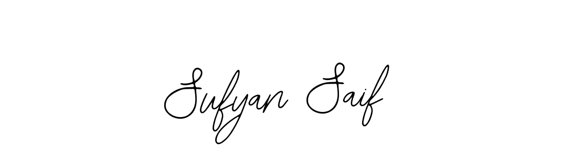 How to make Sufyan Saif signature? Bearetta-2O07w is a professional autograph style. Create handwritten signature for Sufyan Saif name. Sufyan Saif signature style 12 images and pictures png