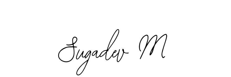 Make a beautiful signature design for name Sugadev M. Use this online signature maker to create a handwritten signature for free. Sugadev M signature style 12 images and pictures png