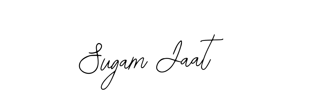 Once you've used our free online signature maker to create your best signature Bearetta-2O07w style, it's time to enjoy all of the benefits that Sugam Jaat name signing documents. Sugam Jaat signature style 12 images and pictures png