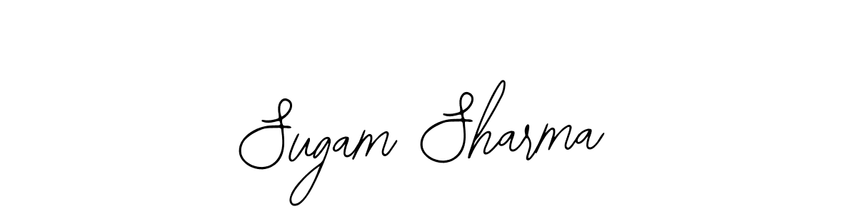 Similarly Bearetta-2O07w is the best handwritten signature design. Signature creator online .You can use it as an online autograph creator for name Sugam Sharma. Sugam Sharma signature style 12 images and pictures png