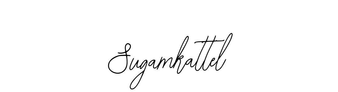 Use a signature maker to create a handwritten signature online. With this signature software, you can design (Bearetta-2O07w) your own signature for name Sugamkattel. Sugamkattel signature style 12 images and pictures png