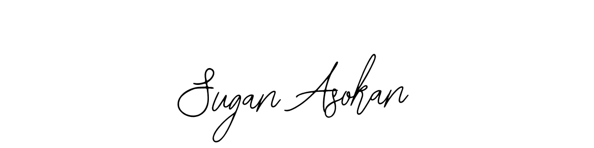 How to make Sugan Asokan signature? Bearetta-2O07w is a professional autograph style. Create handwritten signature for Sugan Asokan name. Sugan Asokan signature style 12 images and pictures png
