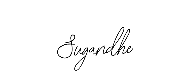 How to Draw Sugandhe signature style? Bearetta-2O07w is a latest design signature styles for name Sugandhe. Sugandhe signature style 12 images and pictures png