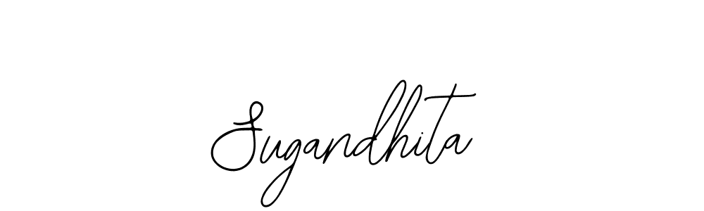 Use a signature maker to create a handwritten signature online. With this signature software, you can design (Bearetta-2O07w) your own signature for name Sugandhita. Sugandhita signature style 12 images and pictures png