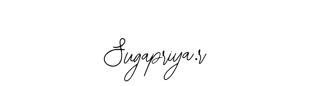 Create a beautiful signature design for name Sugapriya.r. With this signature (Bearetta-2O07w) fonts, you can make a handwritten signature for free. Sugapriya.r signature style 12 images and pictures png