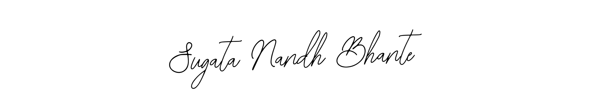 Make a beautiful signature design for name Sugata Nandh Bhante. With this signature (Bearetta-2O07w) style, you can create a handwritten signature for free. Sugata Nandh Bhante signature style 12 images and pictures png