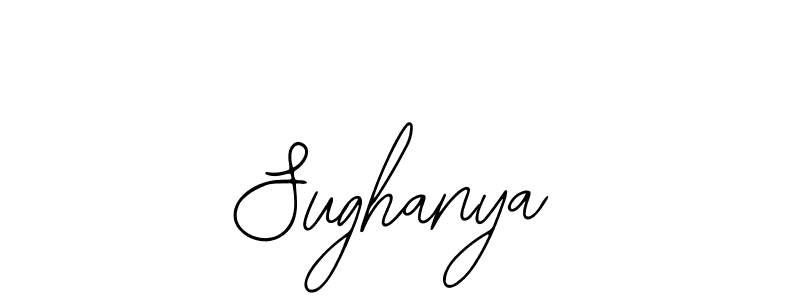 The best way (Bearetta-2O07w) to make a short signature is to pick only two or three words in your name. The name Sughanya include a total of six letters. For converting this name. Sughanya signature style 12 images and pictures png