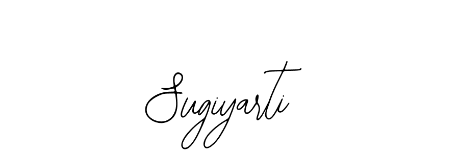 Bearetta-2O07w is a professional signature style that is perfect for those who want to add a touch of class to their signature. It is also a great choice for those who want to make their signature more unique. Get Sugiyarti name to fancy signature for free. Sugiyarti signature style 12 images and pictures png