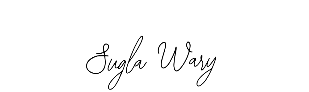 if you are searching for the best signature style for your name Sugla Wary. so please give up your signature search. here we have designed multiple signature styles  using Bearetta-2O07w. Sugla Wary signature style 12 images and pictures png