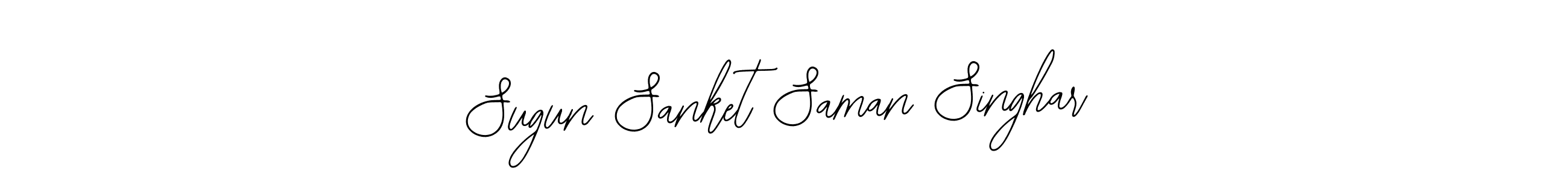 Design your own signature with our free online signature maker. With this signature software, you can create a handwritten (Bearetta-2O07w) signature for name Sugun Sanket Saman Singhar. Sugun Sanket Saman Singhar signature style 12 images and pictures png