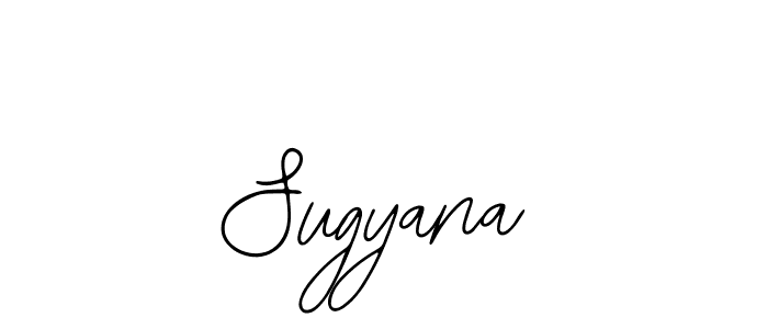 Design your own signature with our free online signature maker. With this signature software, you can create a handwritten (Bearetta-2O07w) signature for name Sugyana. Sugyana signature style 12 images and pictures png