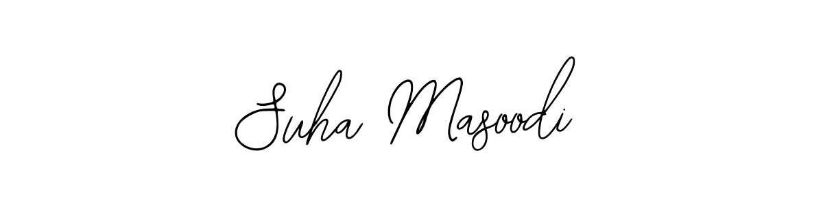 How to make Suha Masoodi signature? Bearetta-2O07w is a professional autograph style. Create handwritten signature for Suha Masoodi name. Suha Masoodi signature style 12 images and pictures png