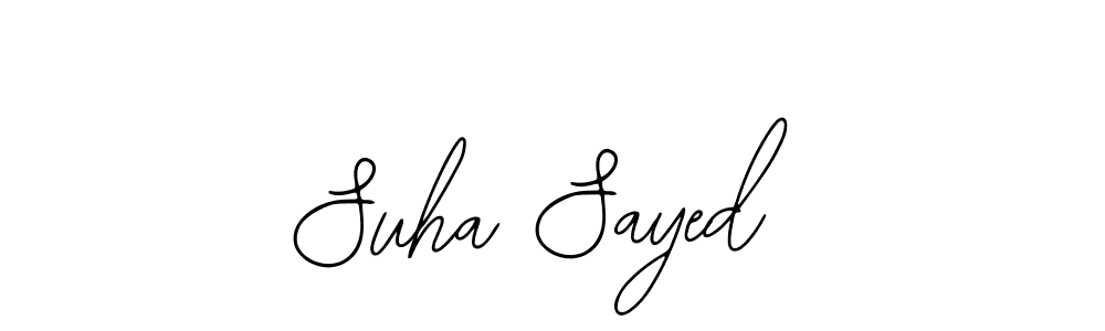 Similarly Bearetta-2O07w is the best handwritten signature design. Signature creator online .You can use it as an online autograph creator for name Suha Sayed. Suha Sayed signature style 12 images and pictures png