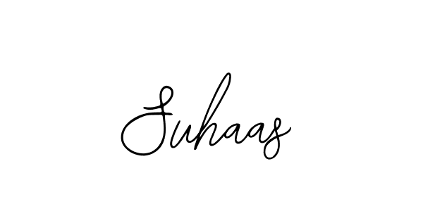 How to make Suhaas name signature. Use Bearetta-2O07w style for creating short signs online. This is the latest handwritten sign. Suhaas signature style 12 images and pictures png