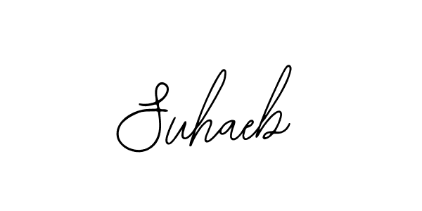 Design your own signature with our free online signature maker. With this signature software, you can create a handwritten (Bearetta-2O07w) signature for name Suhaeb. Suhaeb signature style 12 images and pictures png