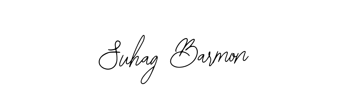 Make a beautiful signature design for name Suhag Barmon. With this signature (Bearetta-2O07w) style, you can create a handwritten signature for free. Suhag Barmon signature style 12 images and pictures png