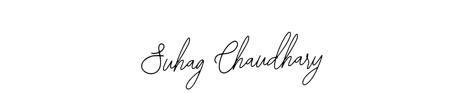 It looks lik you need a new signature style for name Suhag Chaudhary. Design unique handwritten (Bearetta-2O07w) signature with our free signature maker in just a few clicks. Suhag Chaudhary signature style 12 images and pictures png