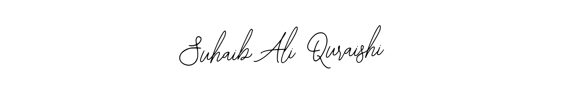 Use a signature maker to create a handwritten signature online. With this signature software, you can design (Bearetta-2O07w) your own signature for name Suhaib Ali Quraishi. Suhaib Ali Quraishi signature style 12 images and pictures png