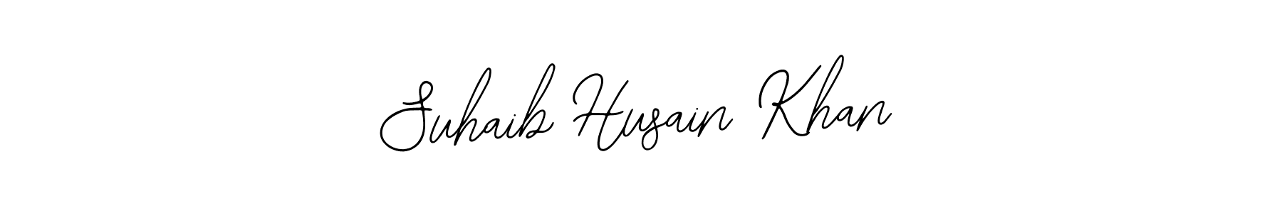 Bearetta-2O07w is a professional signature style that is perfect for those who want to add a touch of class to their signature. It is also a great choice for those who want to make their signature more unique. Get Suhaib Husain Khan name to fancy signature for free. Suhaib Husain Khan signature style 12 images and pictures png