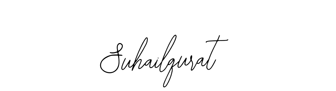 How to make Suhailqurat name signature. Use Bearetta-2O07w style for creating short signs online. This is the latest handwritten sign. Suhailqurat signature style 12 images and pictures png