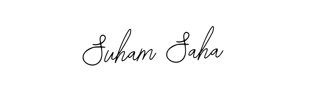 if you are searching for the best signature style for your name Suham Saha. so please give up your signature search. here we have designed multiple signature styles  using Bearetta-2O07w. Suham Saha signature style 12 images and pictures png