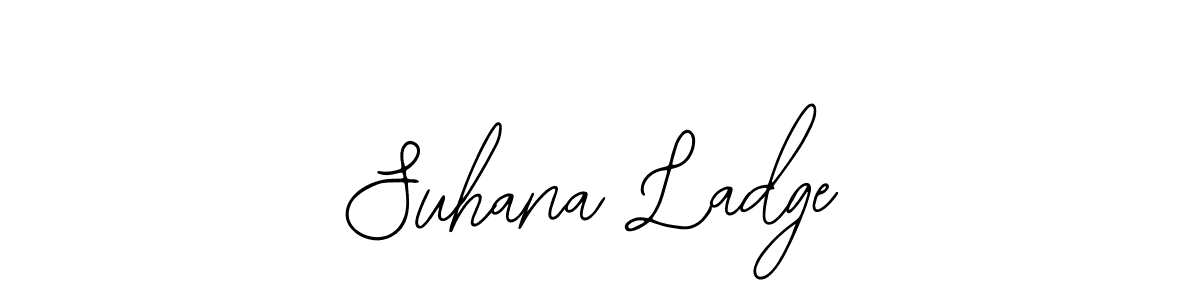 How to make Suhana Ladge signature? Bearetta-2O07w is a professional autograph style. Create handwritten signature for Suhana Ladge name. Suhana Ladge signature style 12 images and pictures png
