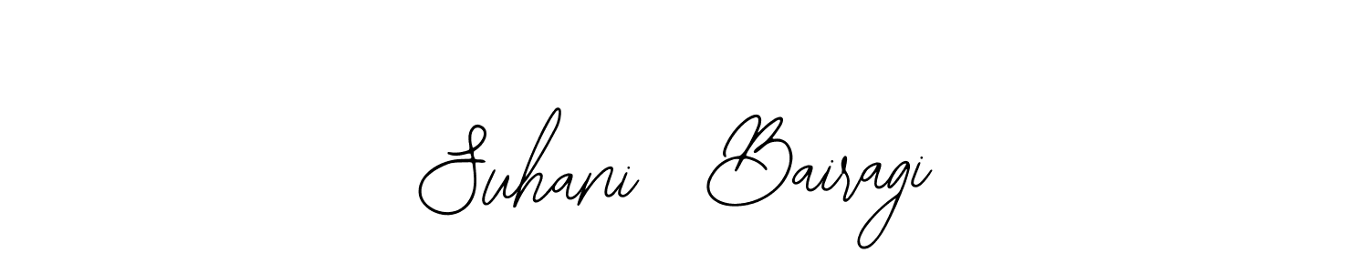 How to make Suhani  Bairagi name signature. Use Bearetta-2O07w style for creating short signs online. This is the latest handwritten sign. Suhani  Bairagi signature style 12 images and pictures png