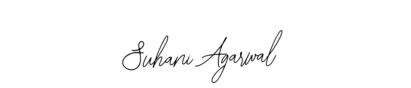 Use a signature maker to create a handwritten signature online. With this signature software, you can design (Bearetta-2O07w) your own signature for name Suhani Agarwal. Suhani Agarwal signature style 12 images and pictures png