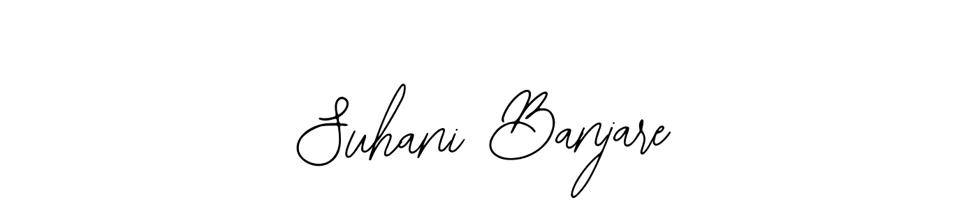 Create a beautiful signature design for name Suhani Banjare. With this signature (Bearetta-2O07w) fonts, you can make a handwritten signature for free. Suhani Banjare signature style 12 images and pictures png