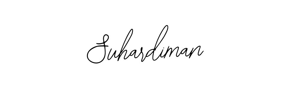 You should practise on your own different ways (Bearetta-2O07w) to write your name (Suhardiman) in signature. don't let someone else do it for you. Suhardiman signature style 12 images and pictures png