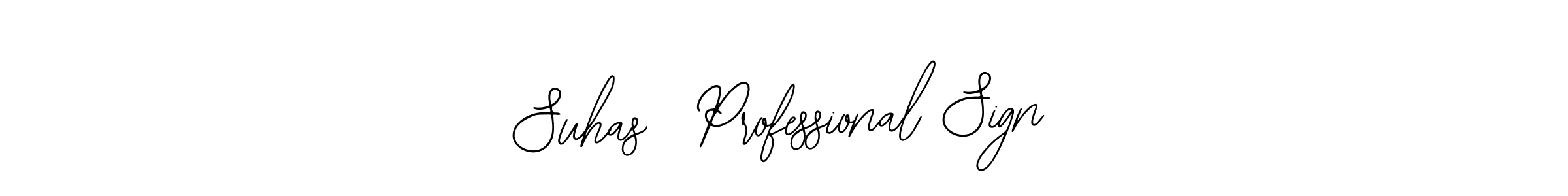 The best way (Bearetta-2O07w) to make a short signature is to pick only two or three words in your name. The name Suhas  Professional Sign include a total of six letters. For converting this name. Suhas  Professional Sign signature style 12 images and pictures png